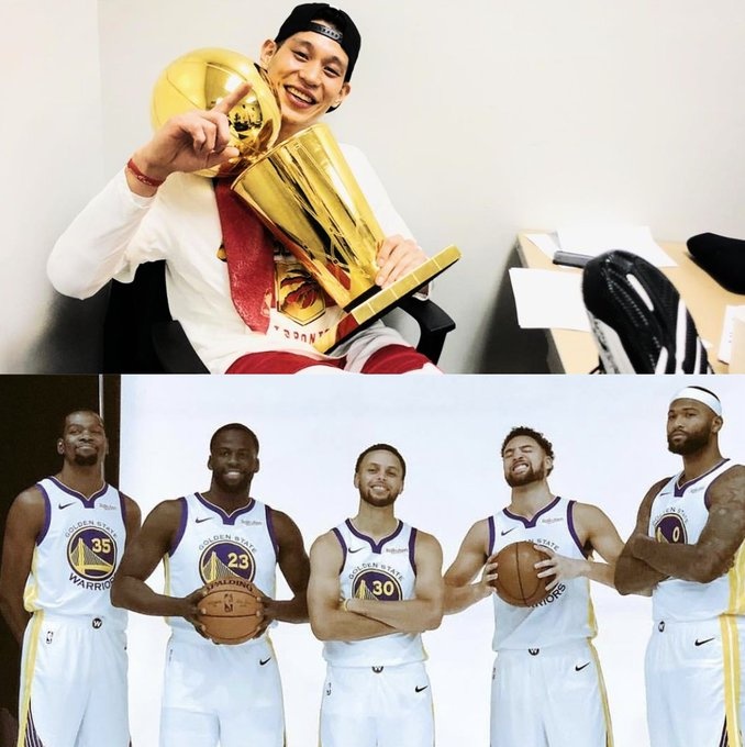 华体会官网-美媒调侃：永远别忘了2019年林书豪终结了勇士王朝