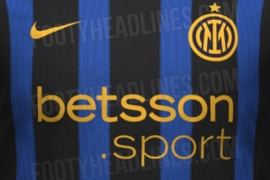 华体会平台网址-外媒透露下赛季国米主场球衣设计：蓝黑条纹+锯齿，金黄色队徽